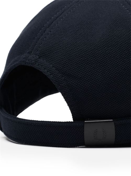 Cappello uomo Fred Perry navy con logo centrale FRED PERRY | HW2295T73
